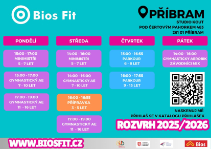 Biosfit rozvrh